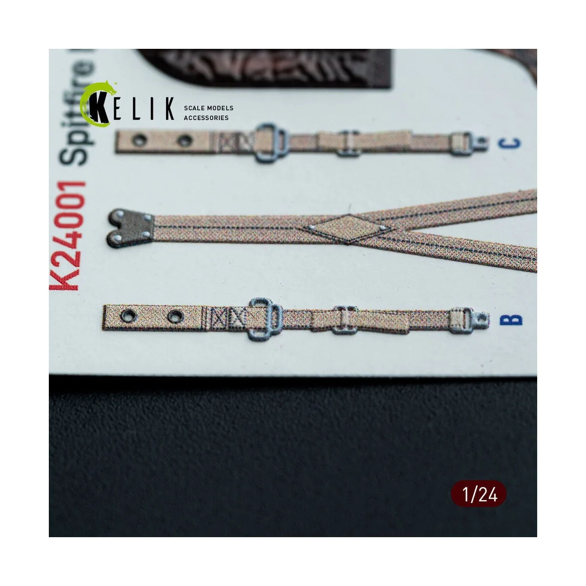 Spitfire Mk VIII interior 3D decals for Airfix kit, 1/24 - Kelik K2...