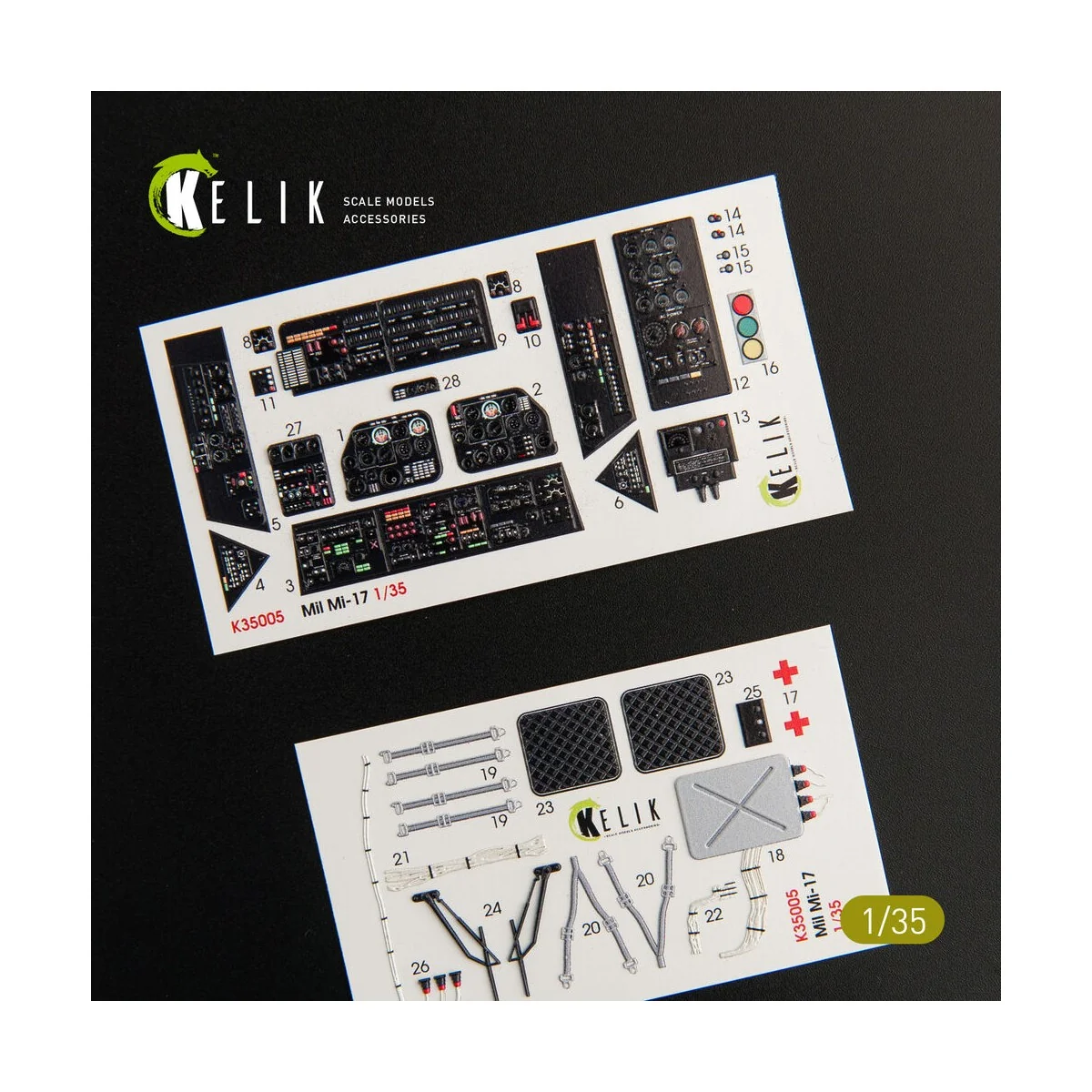 Mi-17 NATO (Black version) - Interior 3D Decal for Trumpeter, 1/35 ...