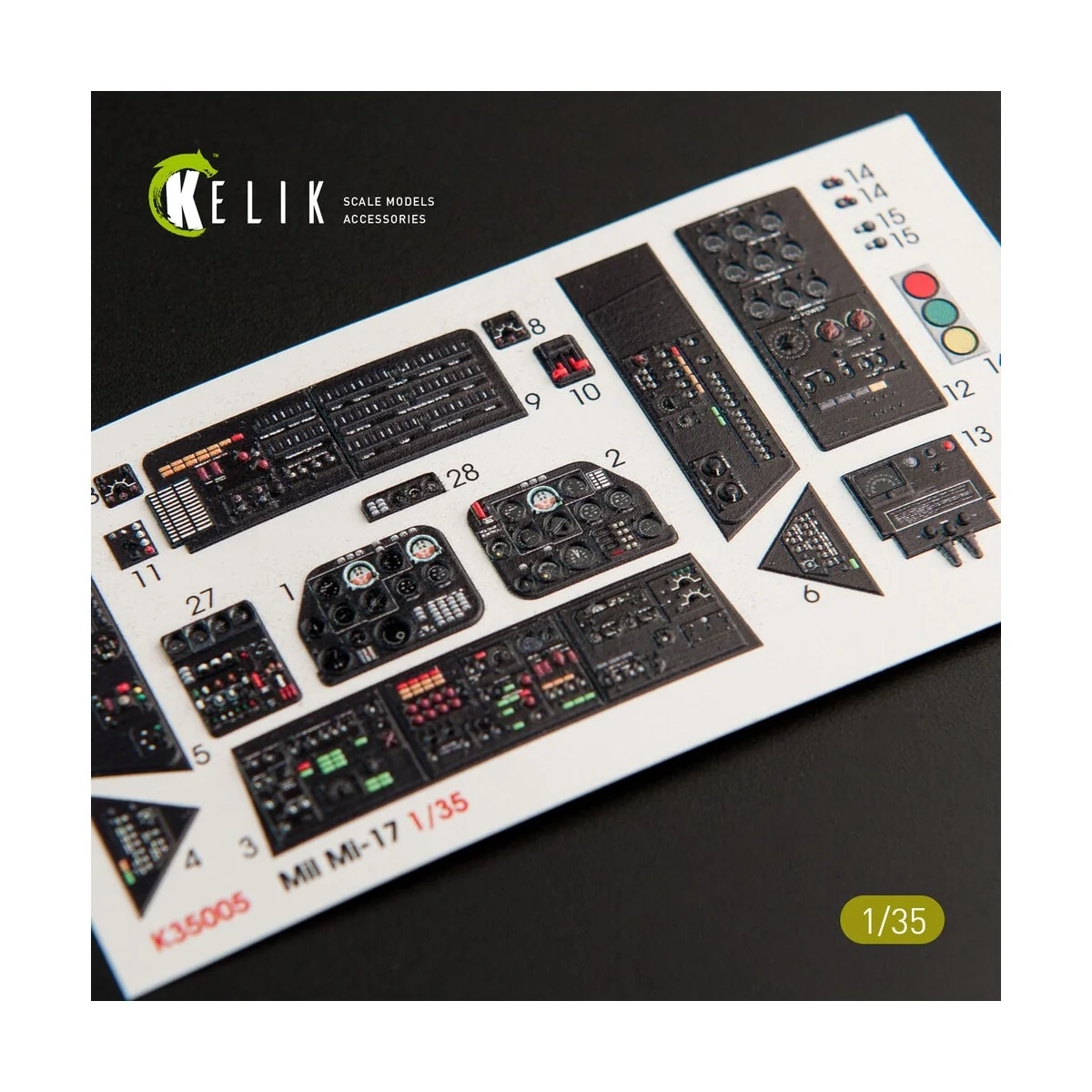 Mi-17 NATO (Black version) - Interior 3D Decal for Trumpeter, 1/35 ...