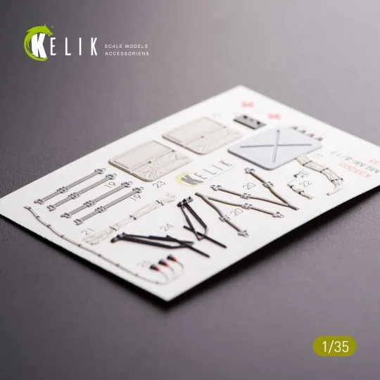 Mi-8MT/Mi-17 interior 3D decals for Trumpeter kit, 1/35 - Kelik K35003