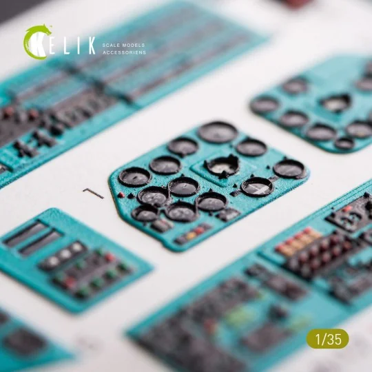 Mi-8MT/Mi-17 interior 3D decals for Trumpeter kit, 1/35 - Kelik K35003