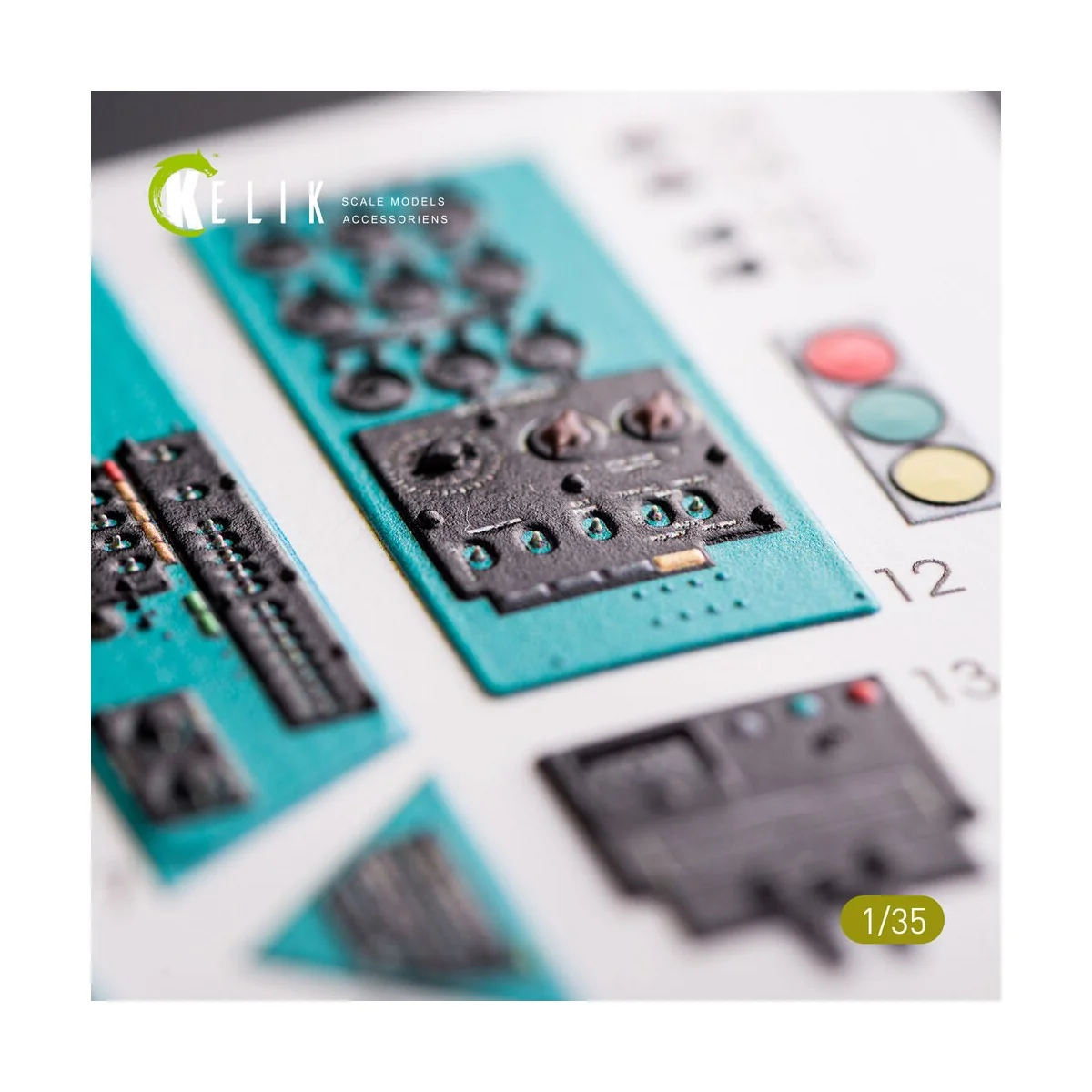 Mi-8MT/Mi-17 interior 3D decals for Trumpeter kit, 1/35 - Kelik K35003