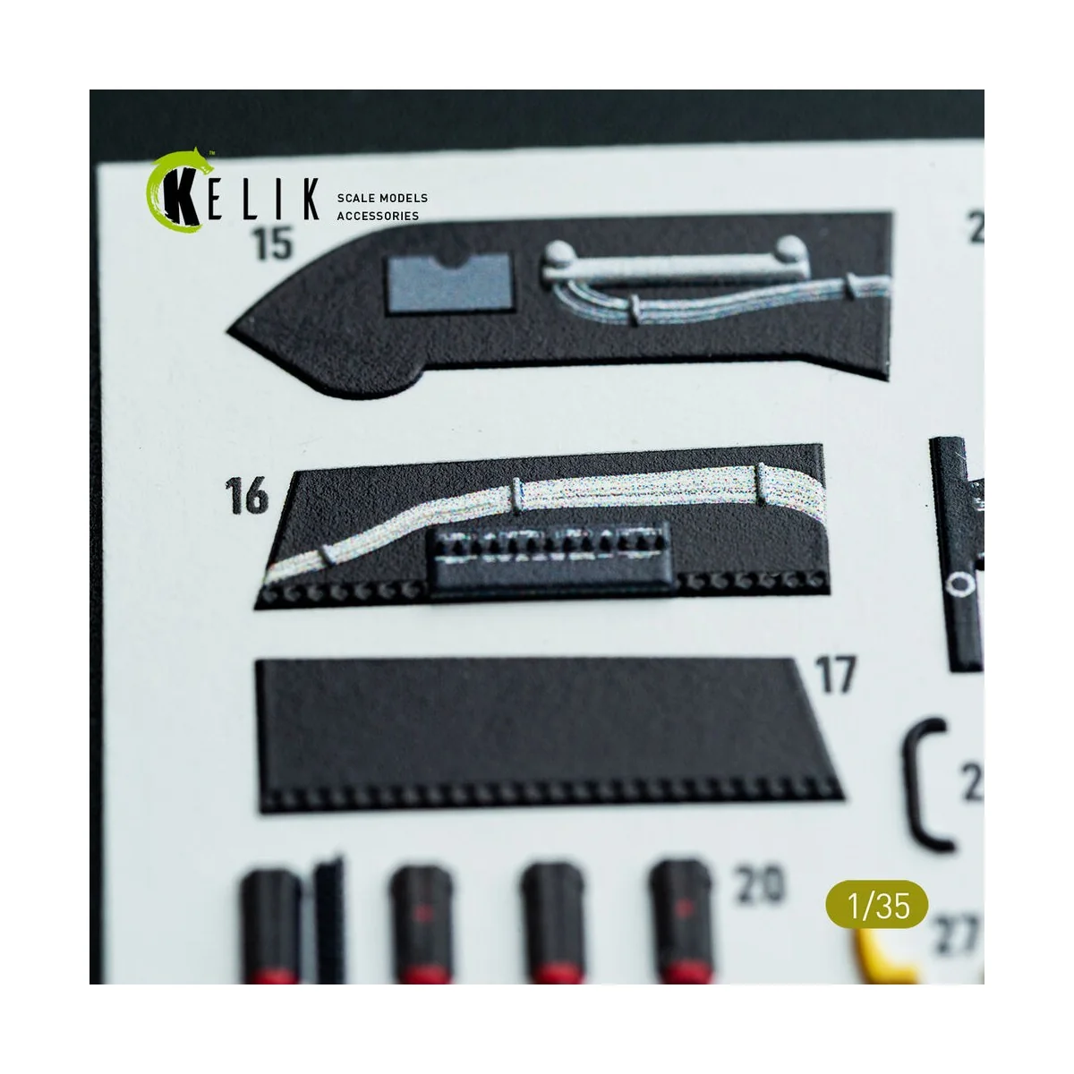 CH-54A Tarhe interior 3D decals for ICM kit, 1/35 - Kelik K35009