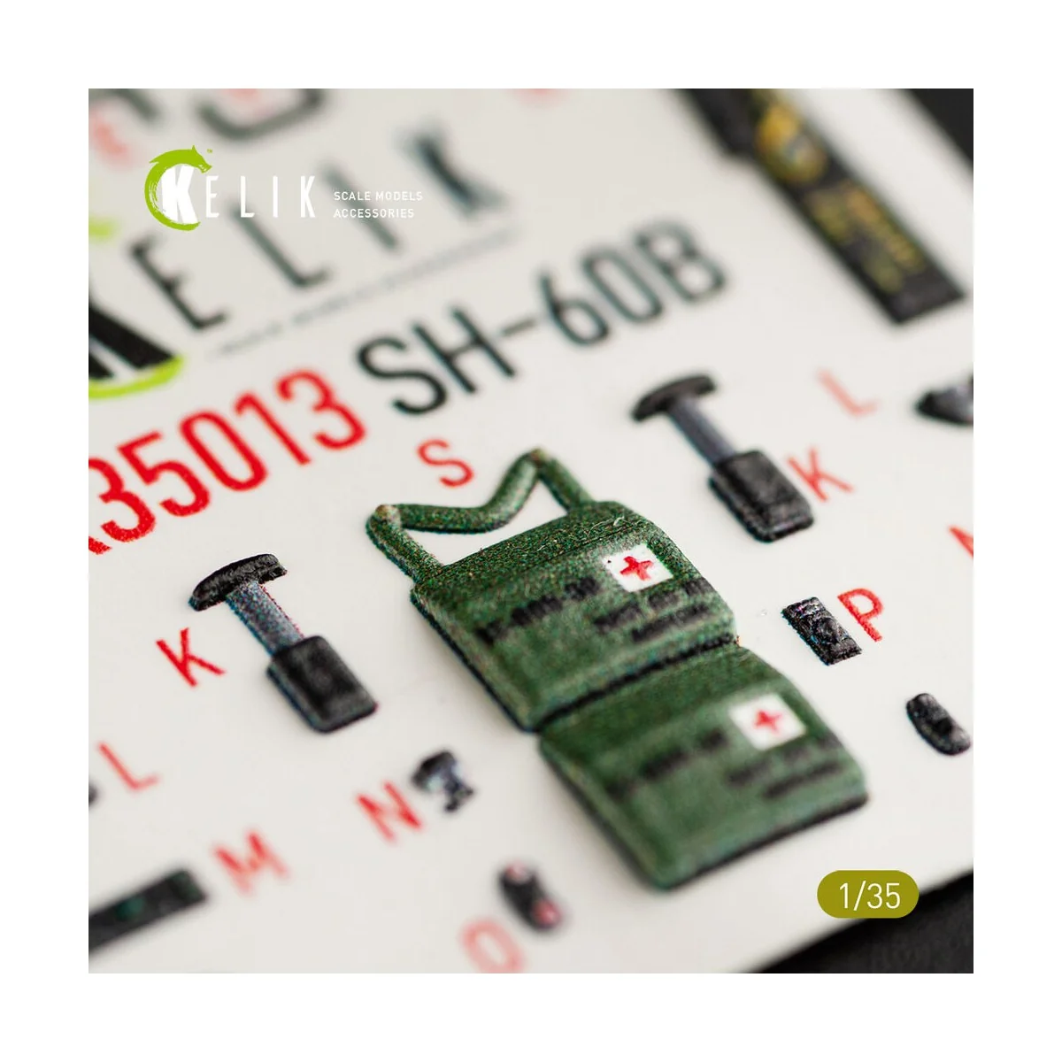 SH-60B interior 3D decals for Kitty Hawk / Zimimodel kit, 1/35 - Ke...