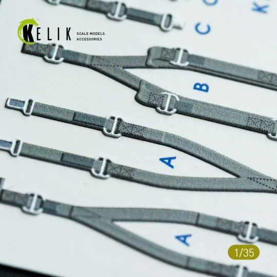 CH-54A Tarhe interior 3D decals for ICM kit, 1/35 - Kelik K35009