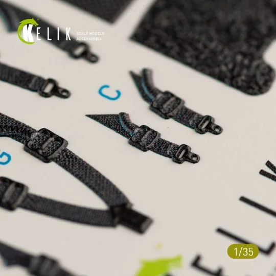 SH-60F Ocean Hawk interior 3D decals for Kitty Hawk / Zimimodel kit...