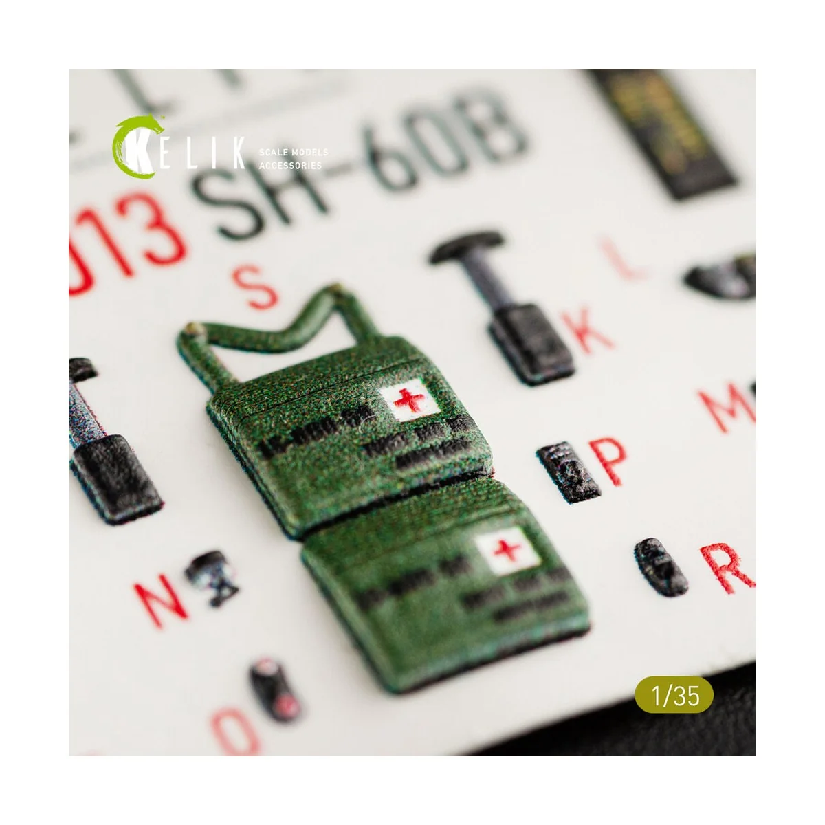 SH-60F Ocean Hawk interior 3D decals for Kitty Hawk / Zimimodel kit...