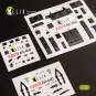 AH-64D Apache interior 3D decals for Takom kit, 1/35 - Kelik K35018