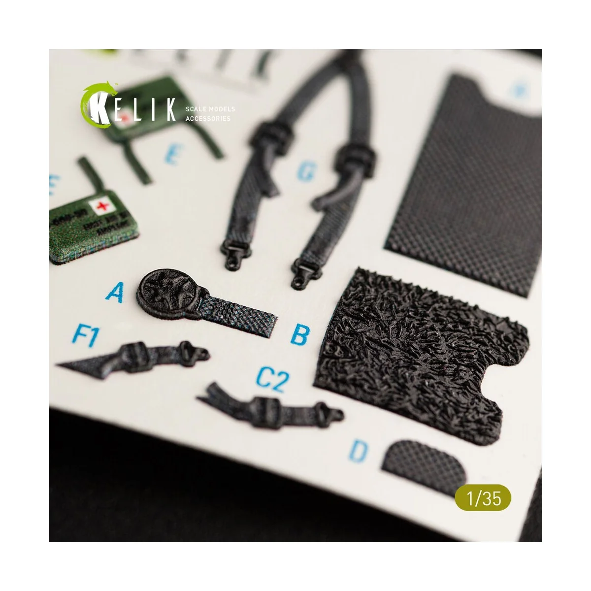 HH-60H Rescue Hawk interior 3D decals for Kitty Hawk / Zimimodel ki...