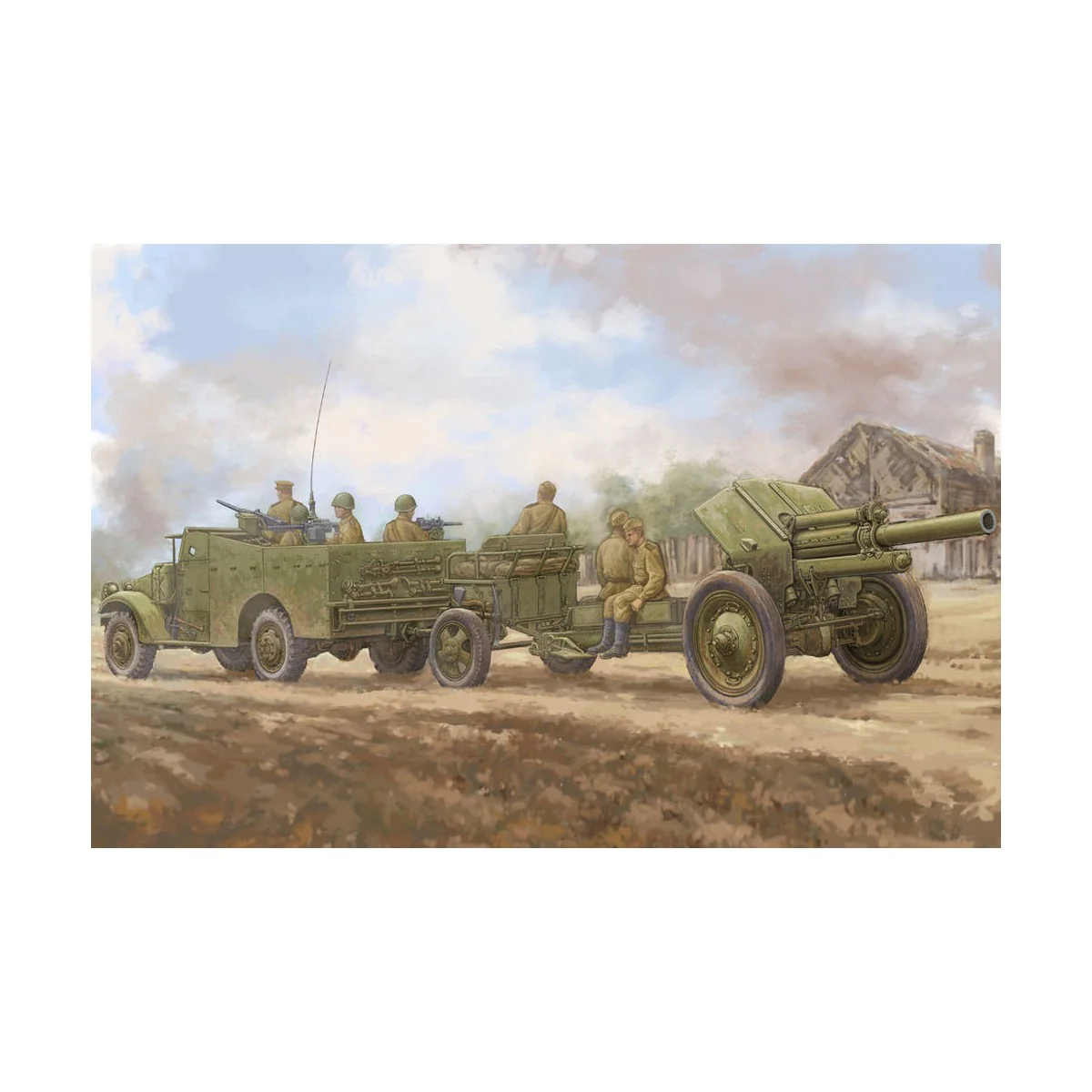M3A1 late version tow 122mm HowitzerM-30, 1/35 - Hobby Boss 84537