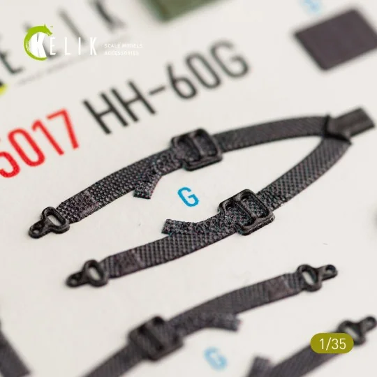 HH-60G Pave Hawk interior 3D decals for Kitty Hawk / Zimimodel kit,...