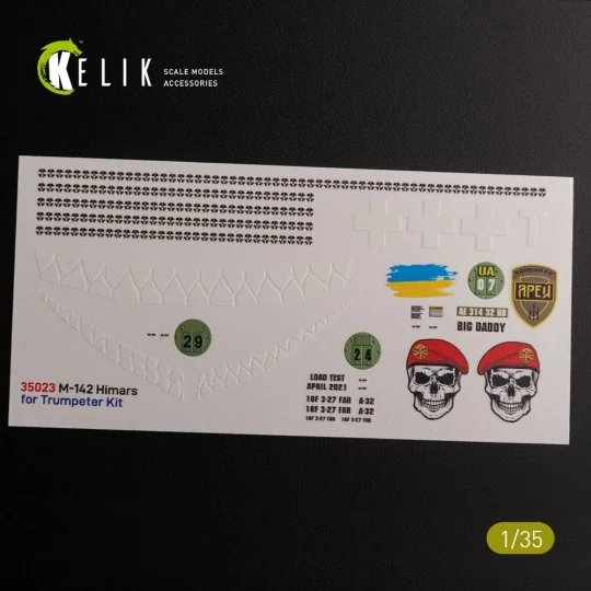 M142 HIMARS - Interior 3D Decal and classic Decal for Trumpeter kit...