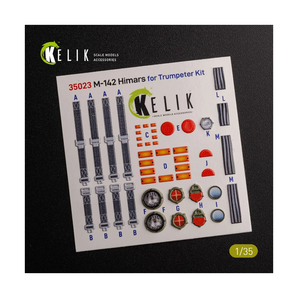 M142 HIMARS - Interior 3D Decal and classic Decal for Trumpeter kit...