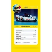 STARTER KIT Peugeot 905 EV 1, 1/24 - Heller 56718