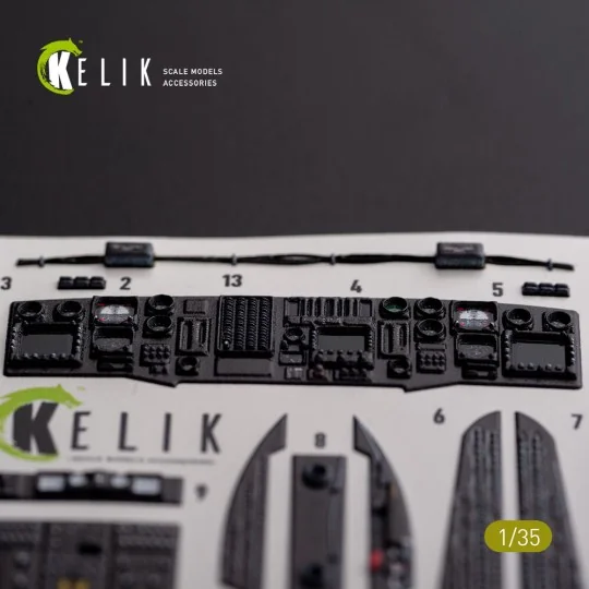 AH-60L DAP interior 3D decals for Academy kit, 1/35 - Kelik K35030