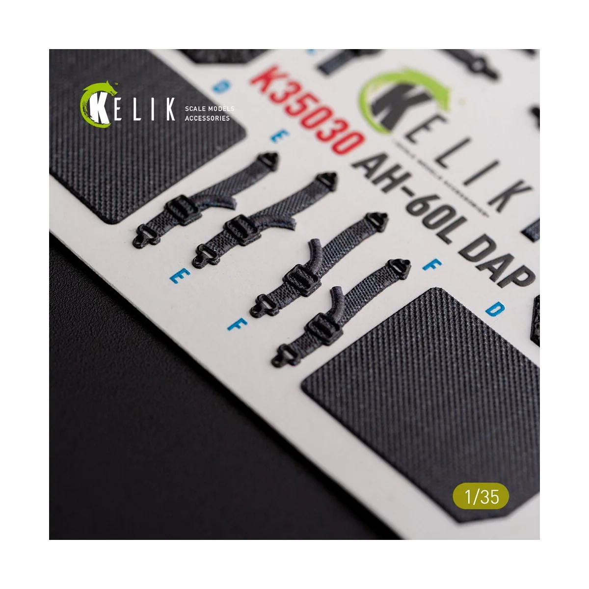 AH-60L DAP interior 3D decals for Academy kit, 1/35 - Kelik K35030