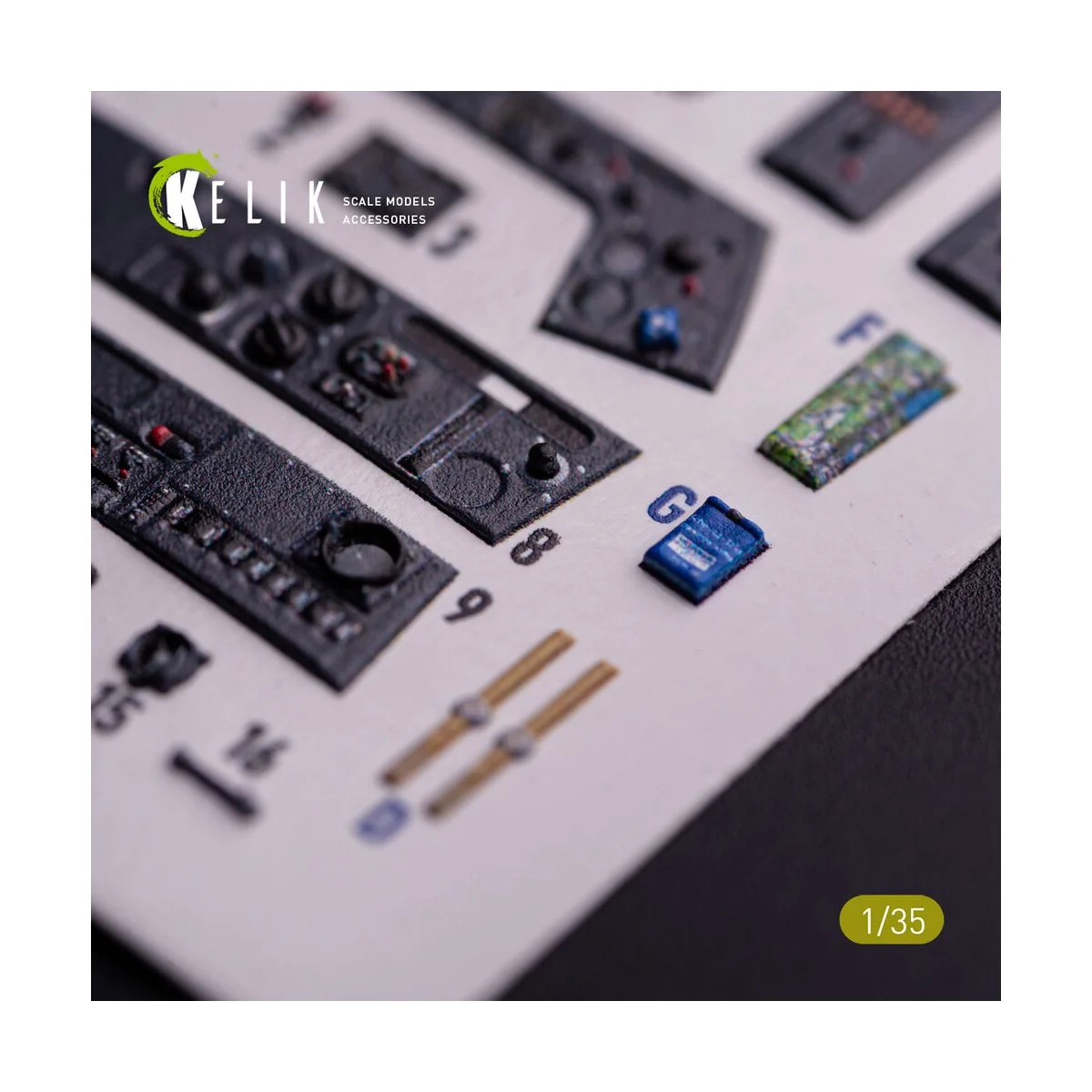 FW-190A-8 - interior 3D decals for Border Models kit, 1/35 - Kelik ...