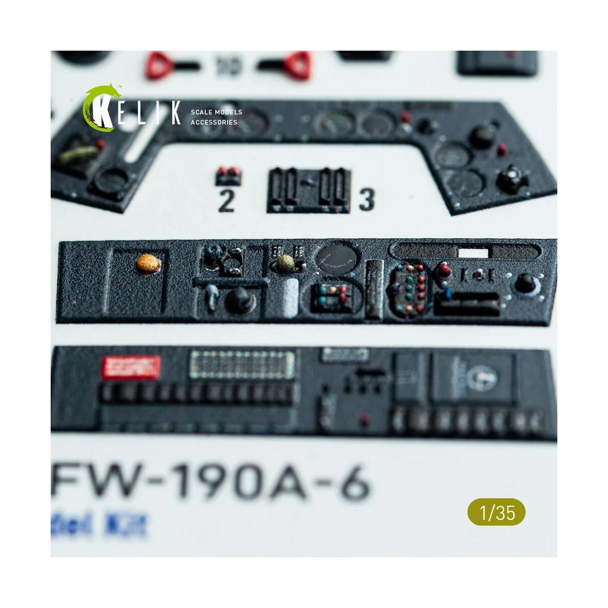FW-190A-6 - interior 3D decals for Border Models kit, 1/35 - Kelik ...