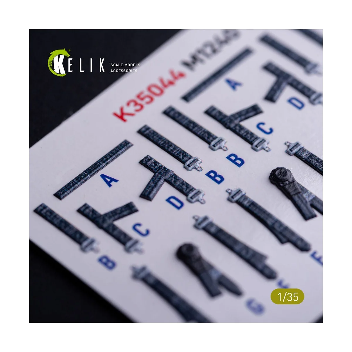 M1240A M-ATV seat belts - interior 3D decals for RFM kit, 1/35 - Ke...