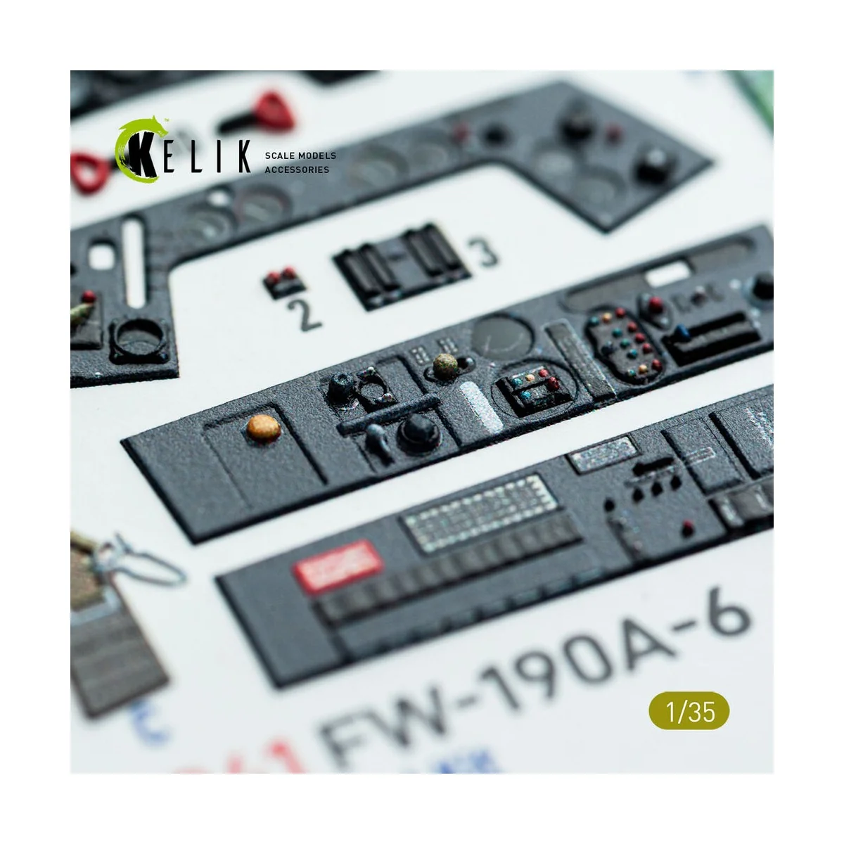 FW-190A-6 - interior 3D decals for Border Models kit, 1/35 - Kelik ...