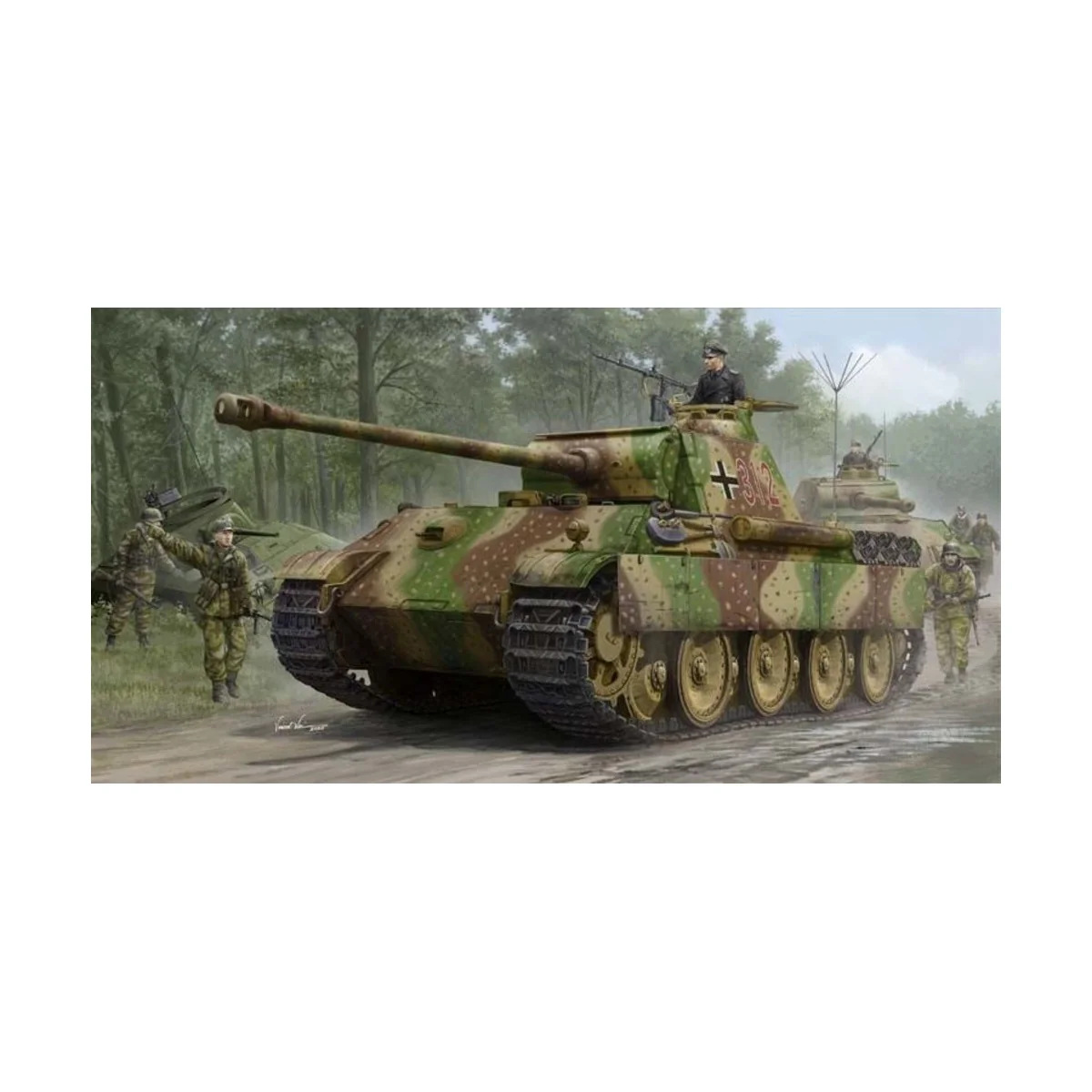 German Sd.Kfz.171 Panther Ausf.G - Early Version, 1/35 - Hobby Boss...