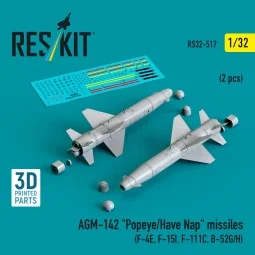 AGM-142 Popeye/Have Nap missiles (2 pcs) (F-4E, F-15I, F-111C, B-52...