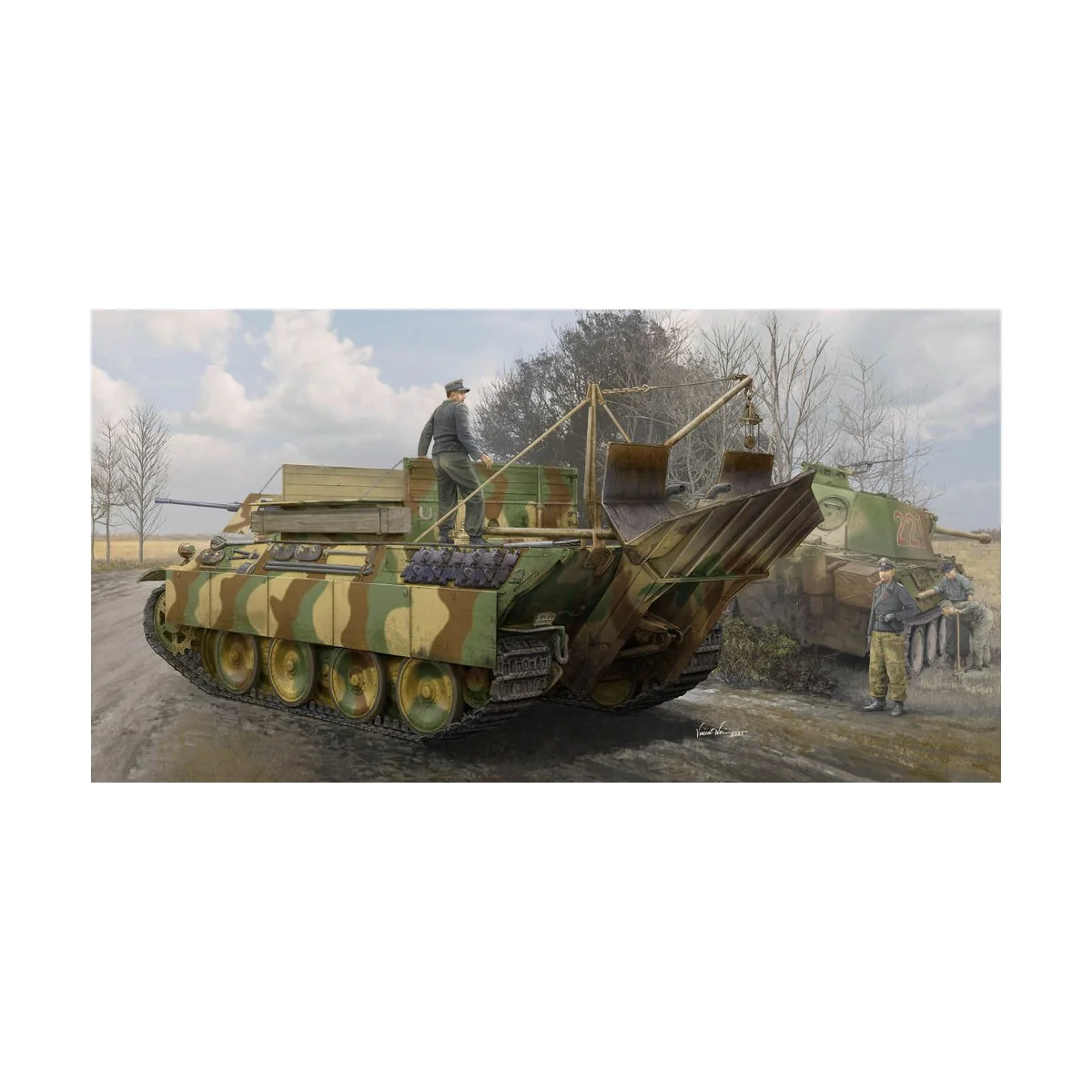 German Sd.Kfz.179 Bergepanther Ausf.G, 1/35 - Hobby Boss 84553