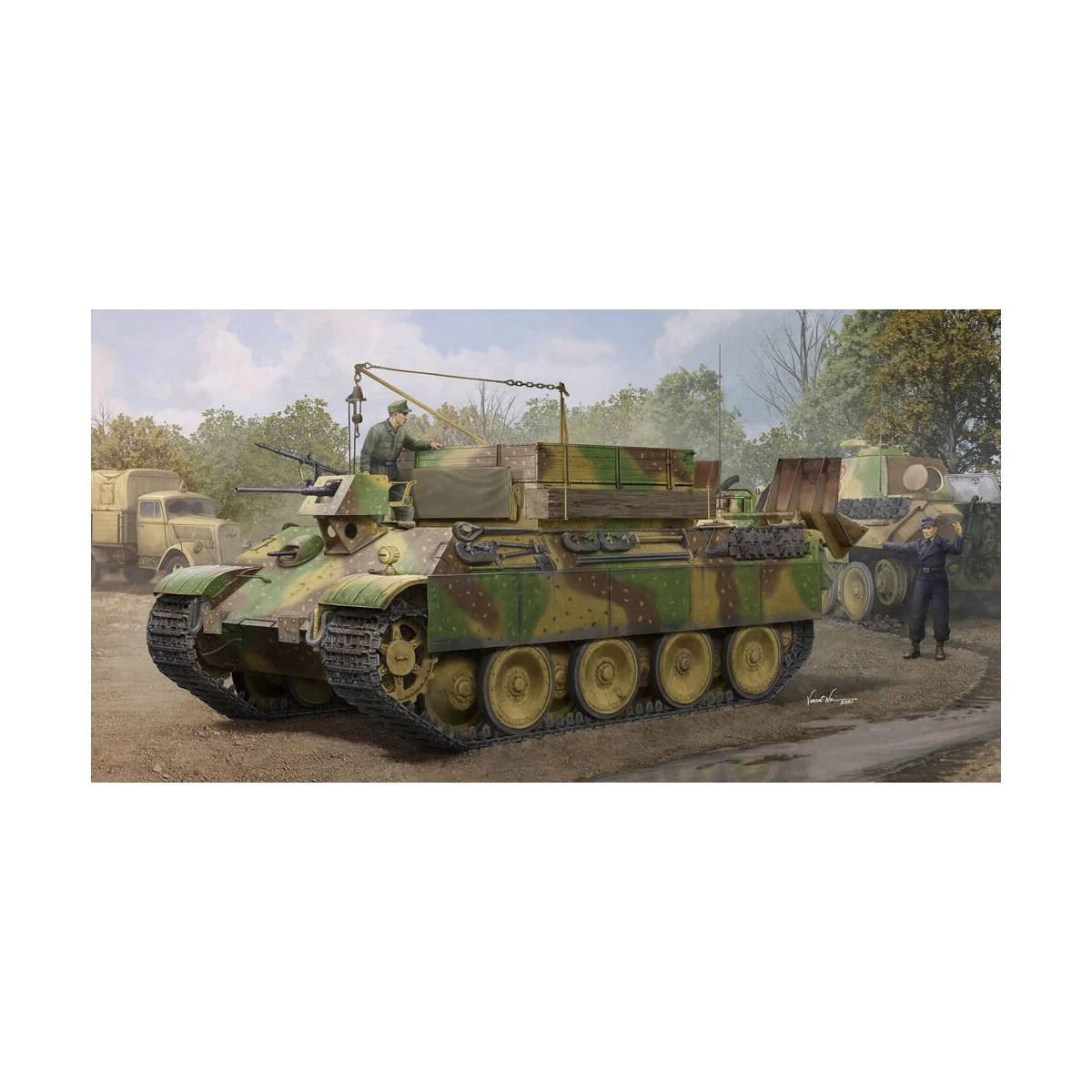 German Sd.Kfz.179 Bergepanther Ausf.G Late Version - Hobby Boss 84554