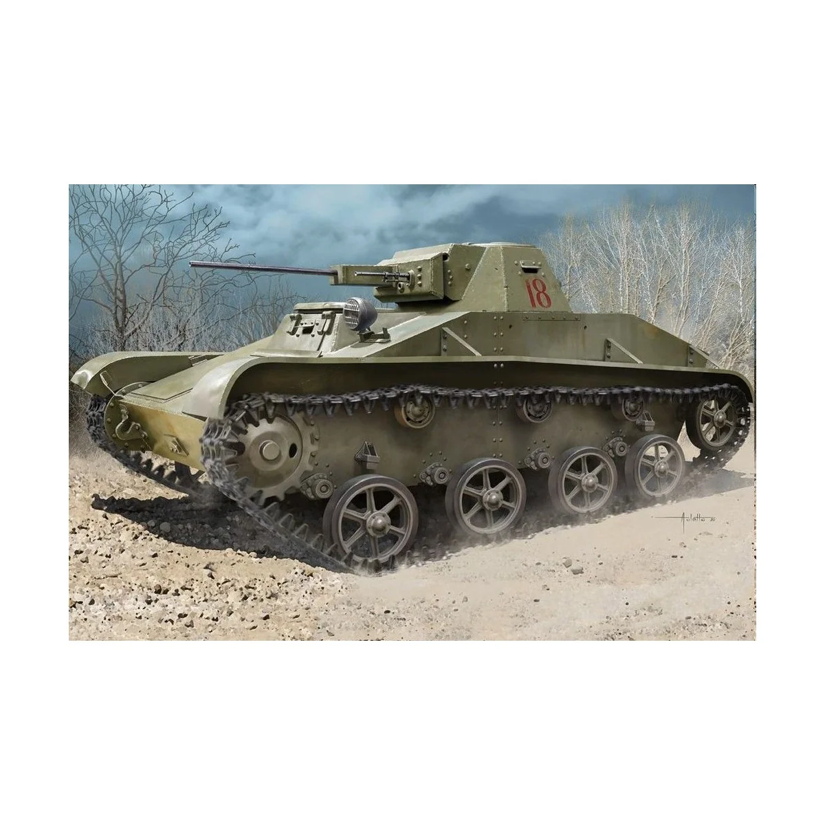 Soviet T-60 Light Tank, 1/35 - Hobby Boss 84555