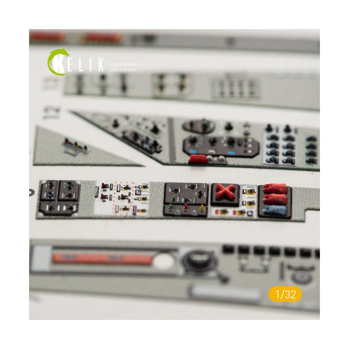 MiG-29A (9-12) Fulcrum interior 3D decals for Trumpeter kit, 1/32 -...