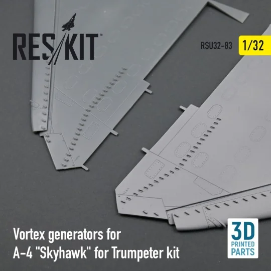 Vortex generators for A-4 Skyhawk for Trumpeter kit (3D Printed), 1...