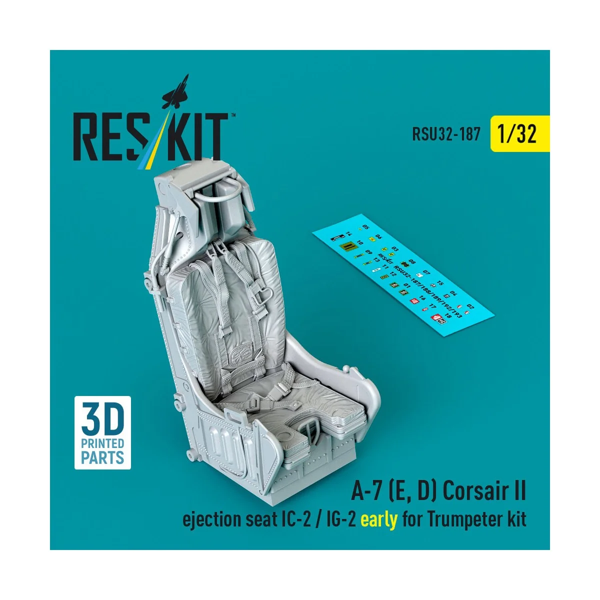 A-7 (E, D) Corsair II ejection seat IC-2 / IG-2 early for Trumpeter...