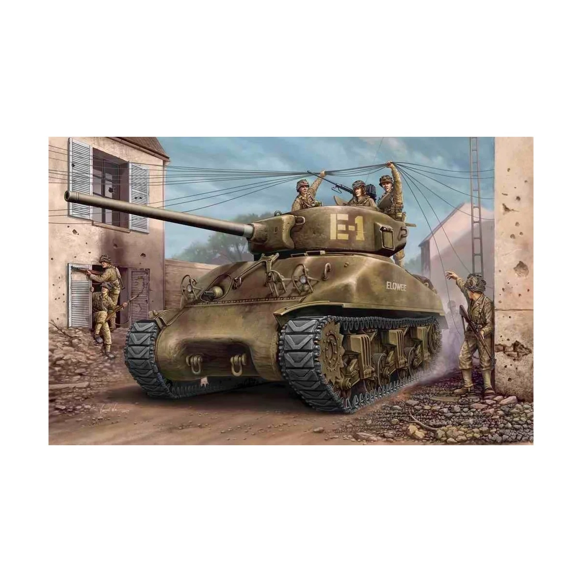 U.S M4A1 76(W) TANK, 1/48 - Hobby Boss 84801 U.S M4A1 76(W) TANK, 1/48 - Hobby Boss 84801