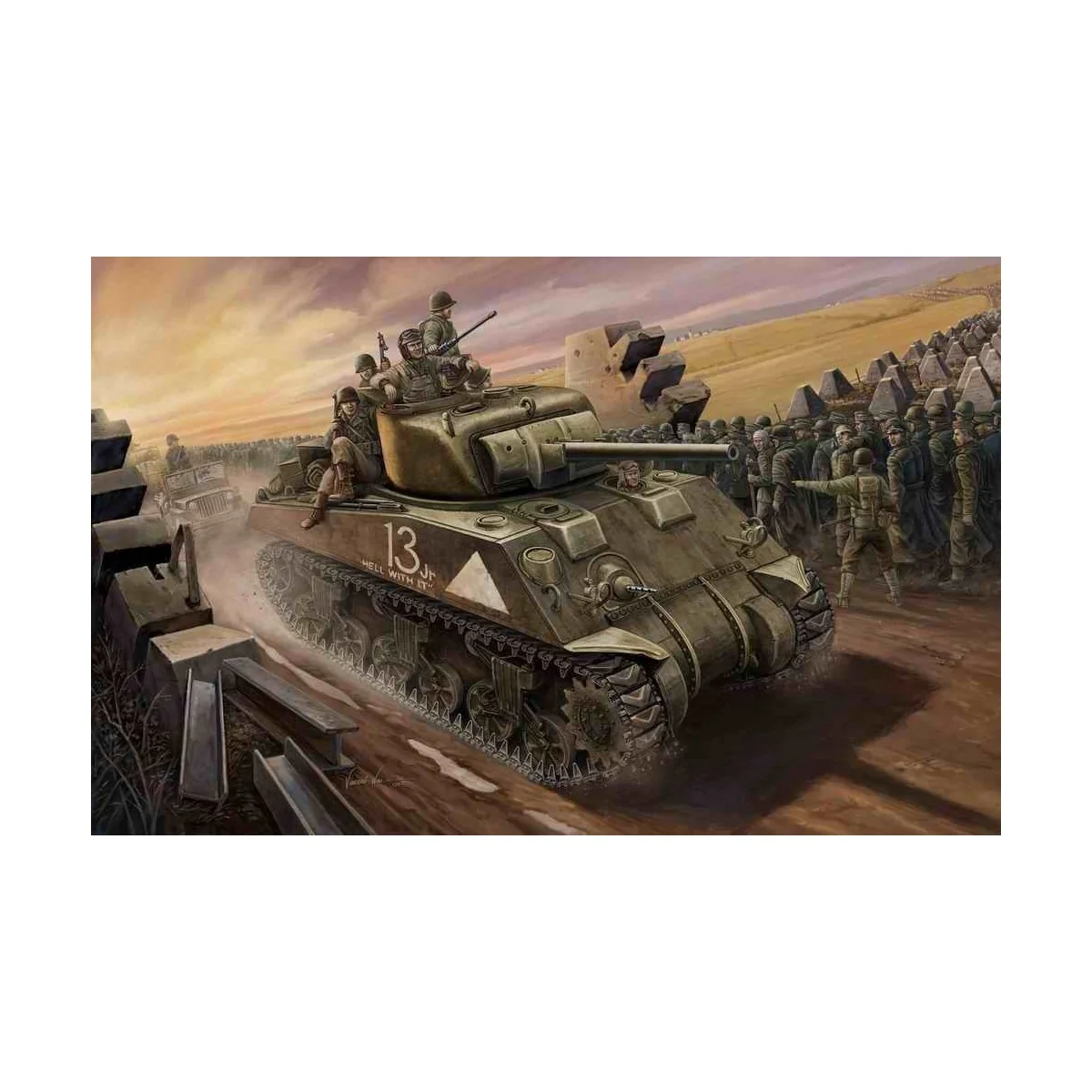 U.S M4 TANK (Mid -Model), 1/48 - Hobby Boss 84802 U.S M4 TANK (Mid -Model), 1/48 - Hobby Boss 84802