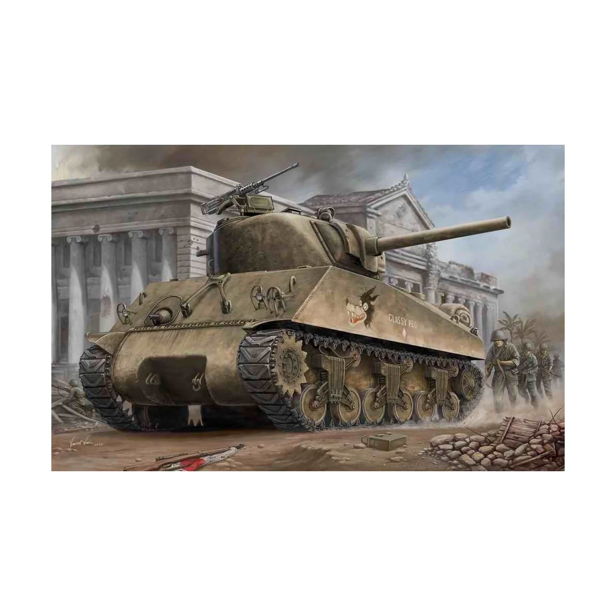 U.S M4A3 TANK, 1/48 - Hobby Boss 84803 U.S M4A3 TANK, 1/48 - Hobby Boss 84803