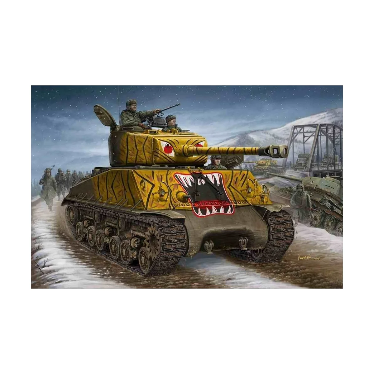 U.S M4A3E8 TANK - Hobby Boss 84804