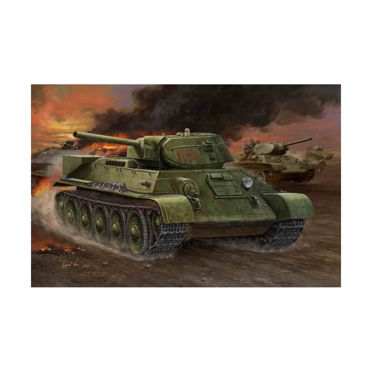 Russian T-34/76 (1942 No.112) tank - Hobby Boss 84806