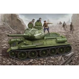 Russian T-34/85 (1944 flattened turret) tank - Hobby Boss 84807
