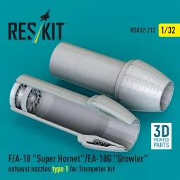 F/A-18 Super Hornet/EA-18G Growler exhaust nozzles type 1 for Trump...