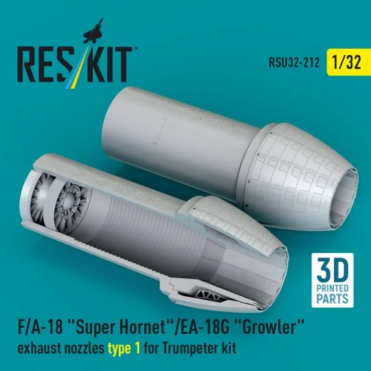 F/A-18 Super Hornet/EA-18G Growler exhaust nozzles type 1 for Trump...