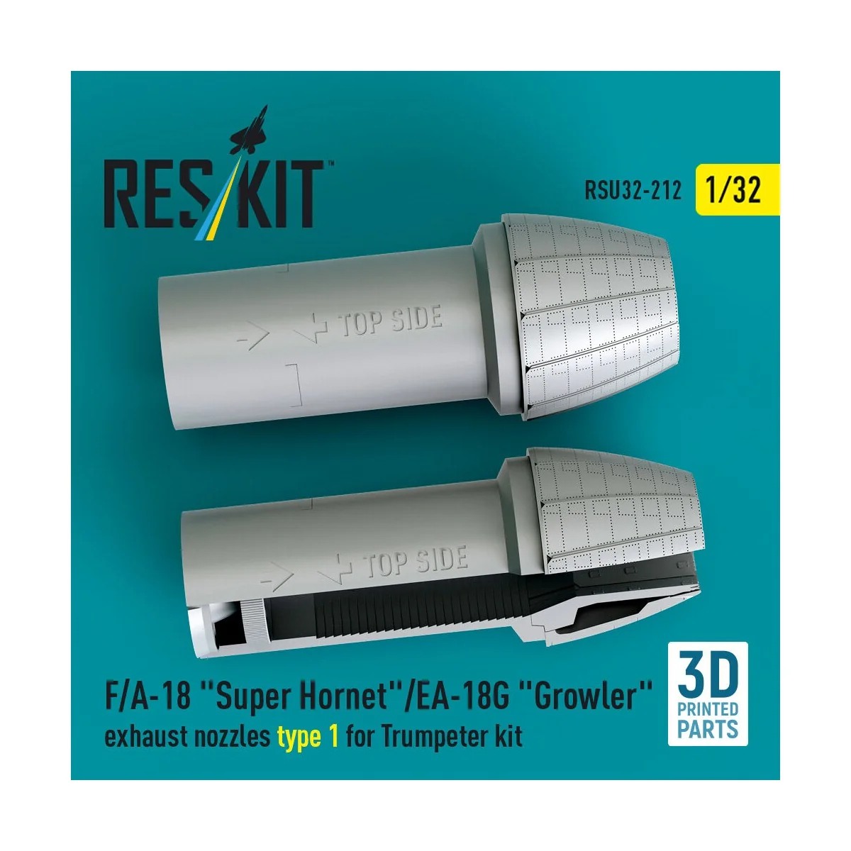 F/A-18 Super Hornet/EA-18G Growler exhaust nozzles type 1 for Trump...