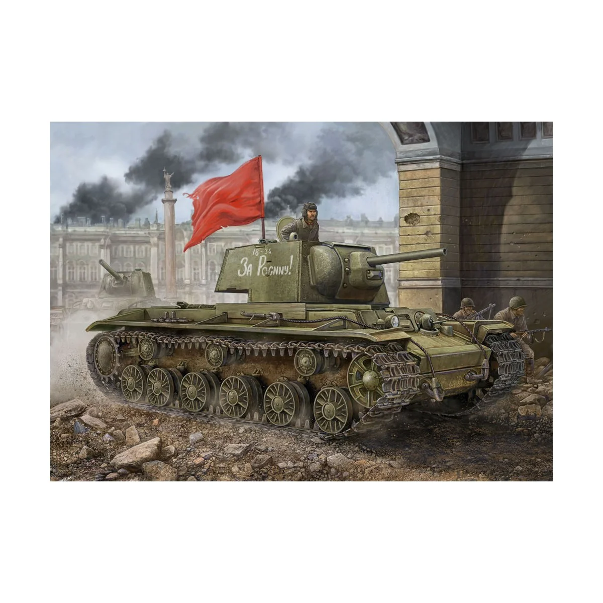 Russian KV-1 1942 Simplified Turret tank - Hobby Boss 84812