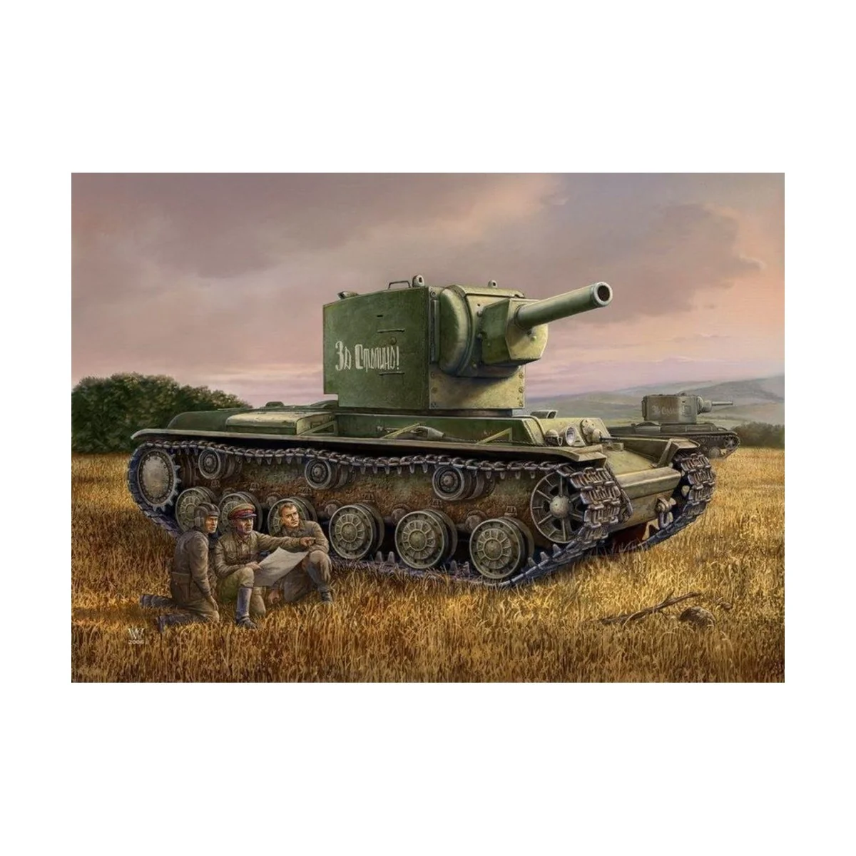 Russian KV-2 Tank, 1/48 - Hobby Boss 84816 Russian KV-2 Tank, 1/48 - Hobby Boss 84816