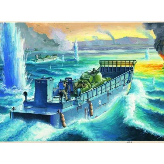 U.S. LCM-3 USN Vehicle Landing Craft, 1/48 - Hobby Boss 84817 U.S. LCM-3 USN Vehicle Landing Craft, 1/48 - Hobby Boss 84817