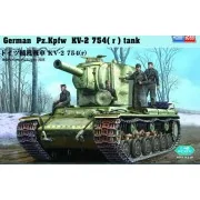 German Pz.Kpfw KV-2 754(r) tank, 1/48 - Hobby Boss 84819