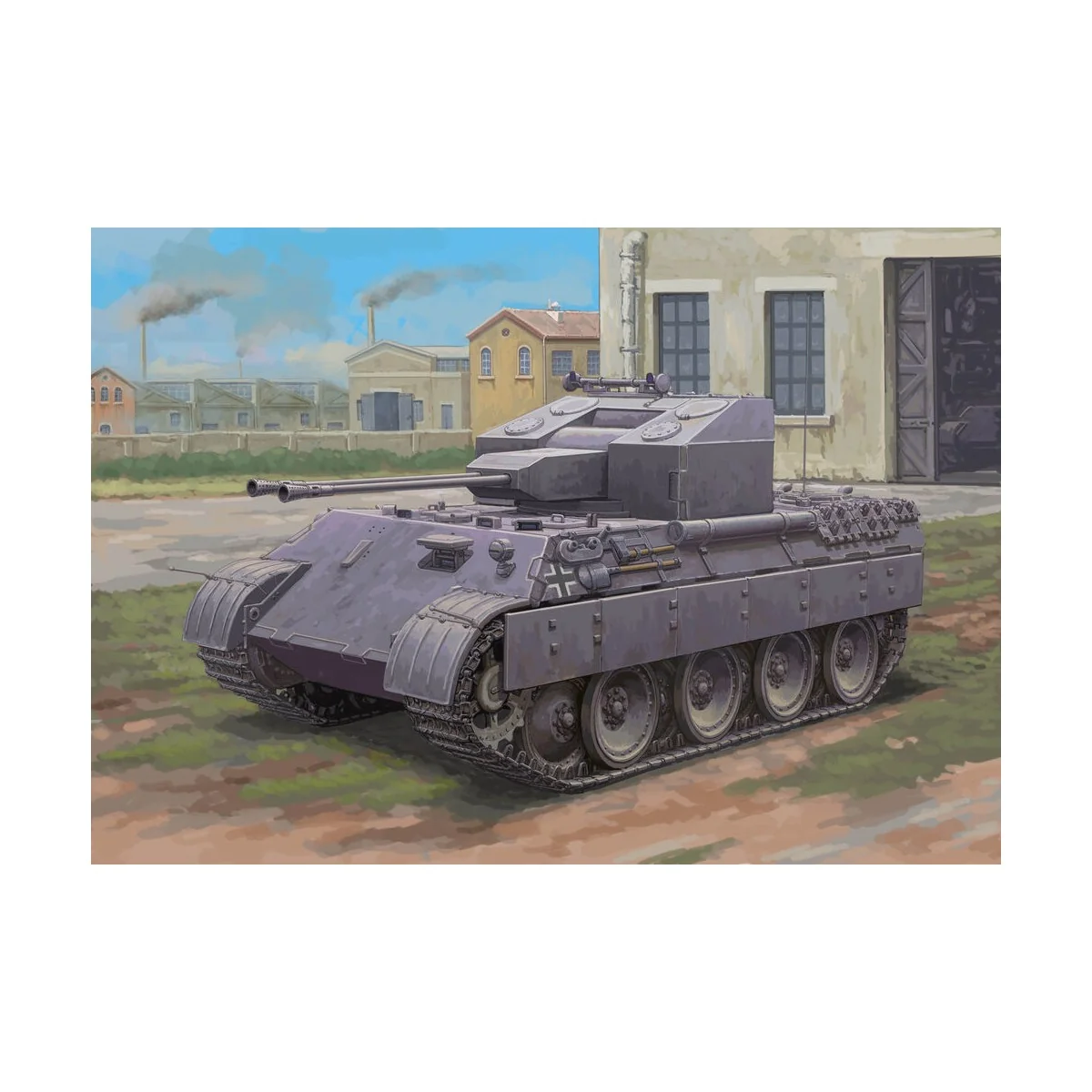 German Flakpanzer V Ausf.A, 1/48 - Hobby Boss 84832