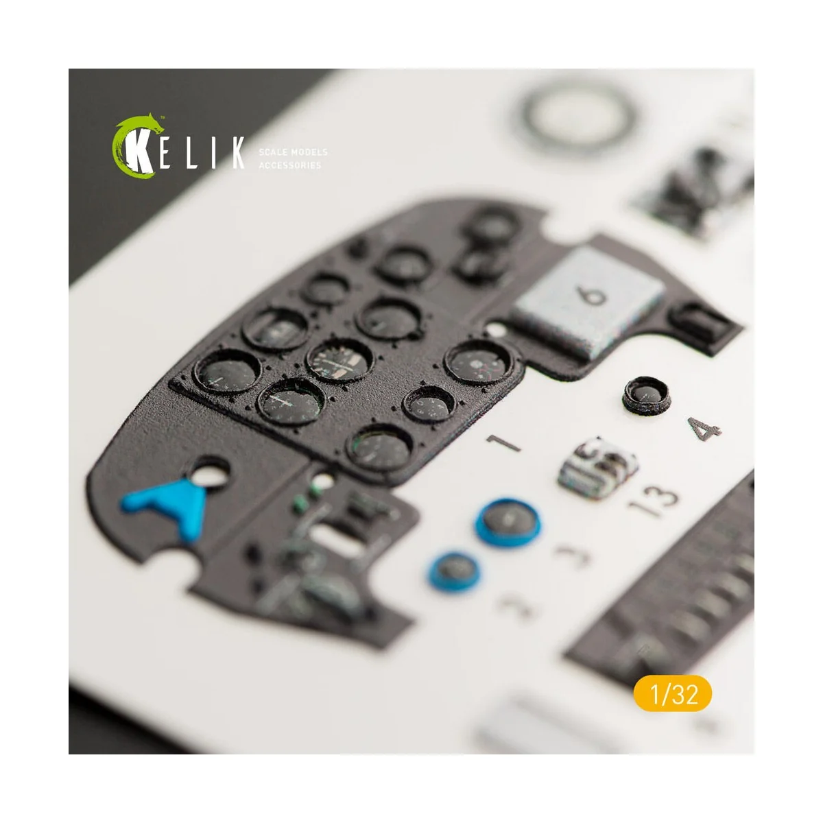 Yak-9T interior 3D decals for ICM kit, 1/32 - Kelik K32004