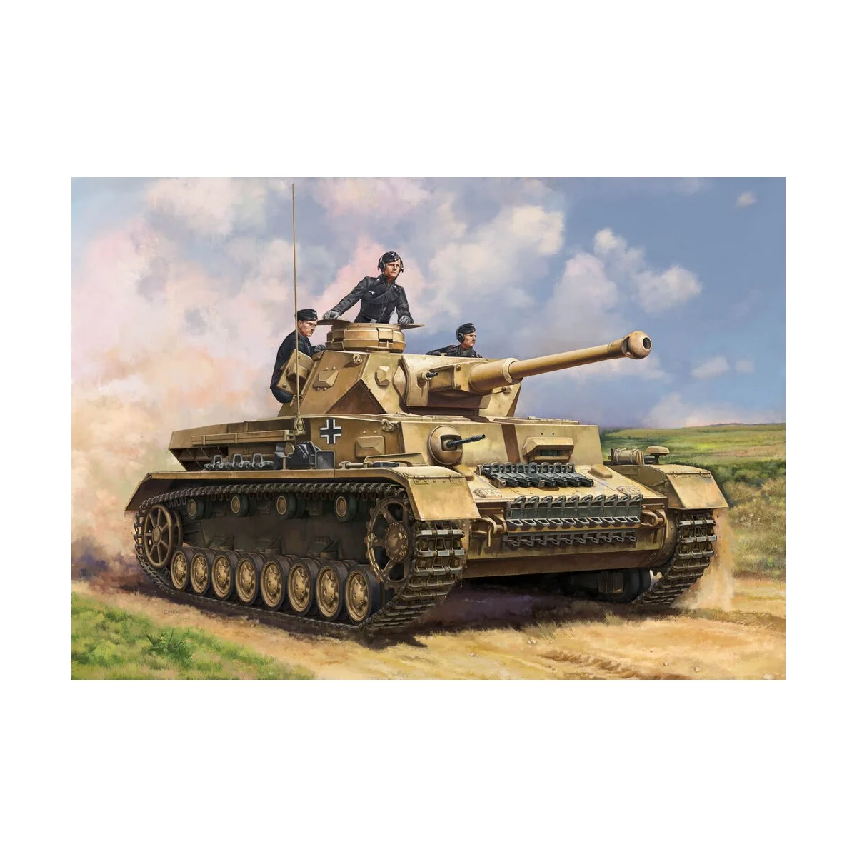 German Pzkpfw IV Ausf.F2 Medium Tank, 1/48 - Hobby Boss 84840