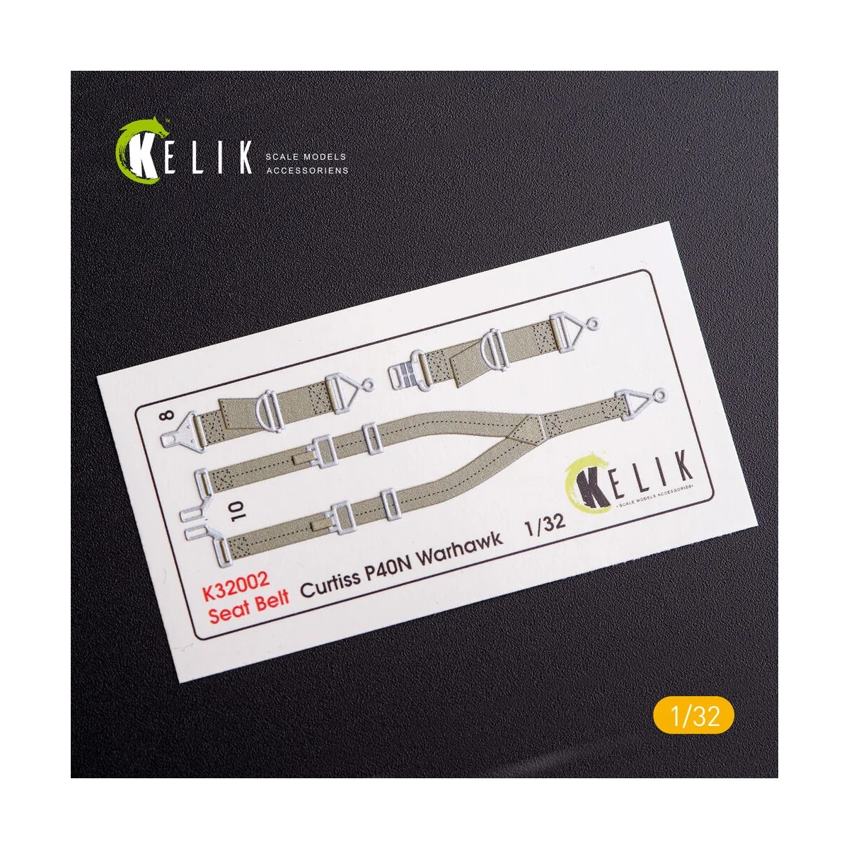 P-40N interior 3D decals for Trumpeter kit, 1/32 - Kelik K32002