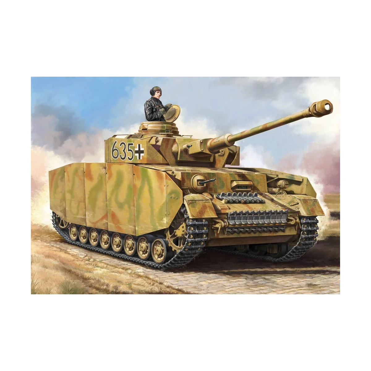 German Pzkpfw IV Ausf.H Medium Tank, 1/48 - Hobby Boss 84841